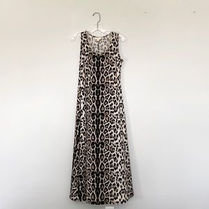Leopard Print Maxi Dress